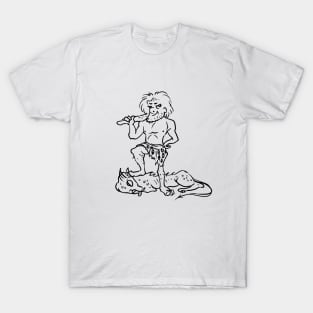 cave man line T-Shirt